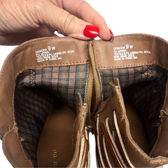 Madden Girl Womens Denice Closed Toe Ankle Fashion Boots Size 9W Zipper Booties - Picture 13 of 14